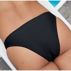 Aerie Black Cheeky Bikini Swim Bottoms Size XXL